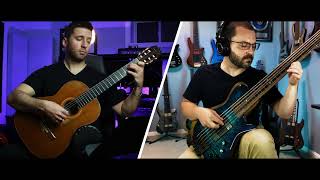 Bachianas Brasileiras 5 by Villa Lobos  Guitar amp Bass [upl. by Ycrep]