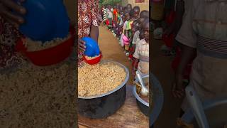 Food time at the orphanage join us to support the orphans shorts youtubeshorts video subscribe [upl. by Enidlareg]