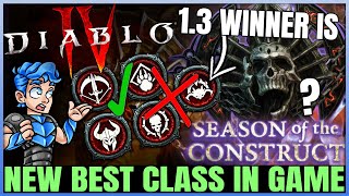 Diablo 4  Best Class to Play in Season 3  Class Tier List Post Patch 13 amp Seneschal Rune Winners [upl. by Niliak]