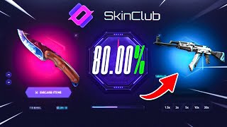 WE TRY 20X MASSIVE UPGRADES TODAY LOOK AT THE RESULT Skin Club Promotion Code 2024 [upl. by Ardy]