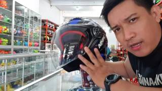 Helm Gladiator indy kaca teknology terbaru Anti IMPACT [upl. by Ahsinor]