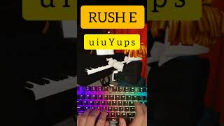 Rush E Roblox Sheet Easy Piano Tutorial [upl. by Aikemal]