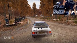 Ford Sierra Cosworth RS500 Dirt 4 Logitech g29  shifter gameplay [upl. by Rafaelita]