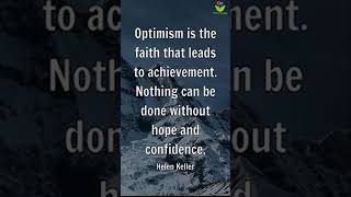 Optimism is the faith bible quotes christ proverbs thinkcreatelearn [upl. by Nuhsar]