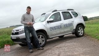 Dacia Duster review offroad  Auto Express [upl. by Suoilenroc]