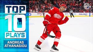 Top 10 Andreas Athanasiou plays from 201819 [upl. by Jareen]