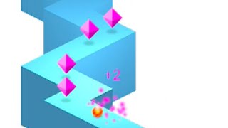 Zigzag  AMAZING HIGH SCORE  iOS HD Gameplay 2015 [upl. by Sivad16]