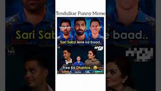 Mumbai Indians Pacer Combination Vs Arjun Tendulkar  funnymemes jashpritbumrah mumbaiindians [upl. by Norrahs]