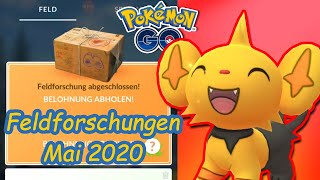 Feldforschungen alle Aufgaben für den Mai 2020  Pokémon GO deutsch [upl. by Gnni]