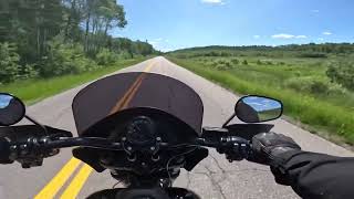 2023 Harley Davidson Low Rider S 117 Back Country Road Run to West Hawk Part 3 24 [upl. by Adaj]