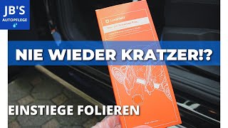 Kratzer verhindern mit Luxshield Einstiegsleisten Schutz  Einstiege Folieren [upl. by Alur]