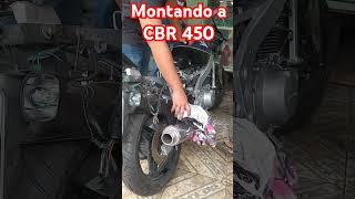 CBR 450  FINALIZANDO A MONTAGEM deus jesus motovlog motorcycle fé automobile viralshorts [upl. by Jorgensen458]