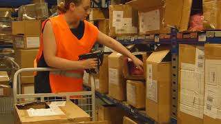 RFID and QR code for Logistics and Inventory in the Warehouse [upl. by Nesnar]