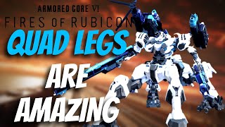 Tetrapod Fire Bomb Build Best Quad Leg Build Armored Core 6 [upl. by Ri]