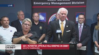 Gov McMaster provides update on state preparations for Tropical Storm Debby [upl. by Neenaj]