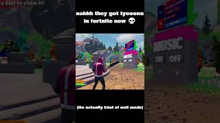 Since when were tycoons in fortnite 😭fortnite tycoon fortnitetycoon petergriffin doublelife [upl. by Atiken]