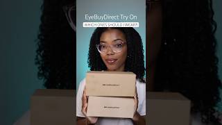 I need YOUR help Which pair should I wear  EyeBuyDirect haul glassesgirl glasses [upl. by Assirual]