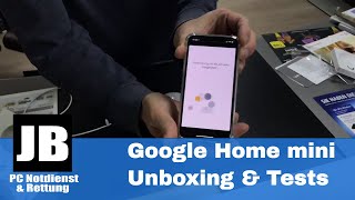 Wir haben den Google Home mini für nur 17 € ersteigert und getestet Unser Unboxing und erste Test [upl. by Ware]