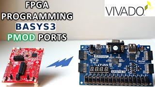 Pmod Ports in BASYS3 FPGA Connecting to MSP430 Microcontroller [upl. by Bracci]