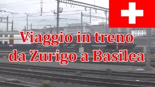 Viaggio in treno TGV Zurigo  Basilea [upl. by Canning818]