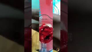 Strawberry banana Smoothie Recipe trending viral recipe lifestyle [upl. by Eicyal]