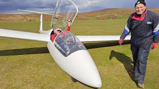 First gliding experience day  April 2024 Midlands Gliding Centre UK [upl. by Htinnek623]