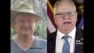 Jeff Walz opposes his brother and VP candidate Tim Walz USA [upl. by Nagoh]