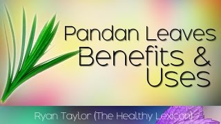 Pandan Leaves Benefits and Uses [upl. by Dewhirst10]