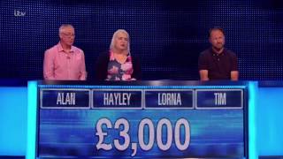 Lorna Gets Her Trio Question Wrong  The Chase [upl. by Ahsimik]