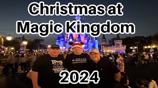 Christmas at Magic Kingdom 2024 magickingdom fatherandson disneyworld christmasatdisney [upl. by Aynav]