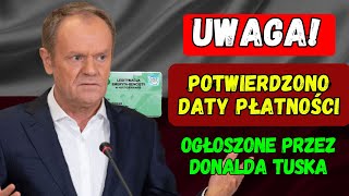 Pilne ogłoszenie Donalda Tuska  Potwierdzono wszystkie nadchodzące daty przejścia na emeryturę [upl. by Ulrica]