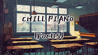 Classroom Piano Music for Teachers amp Students  Rain Sounds Calm Focus Productivity Relaxing [upl. by Gurango]