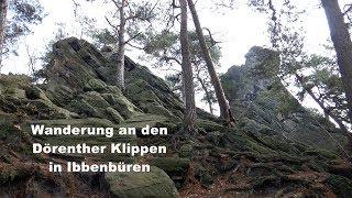 Wandern an den Dörenther Klippen im Teutoburger Wald bei Ibbenbüren [upl. by Nyltyak358]