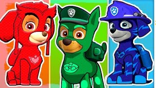 PAW Patrol as PJ Masks Fun Coloring Pages [upl. by Berwick714]