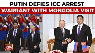 Putin Receives Red Carpet Welcome In Mongolia In Defiance Of ICC Warrant  India Today [upl. by Gilmer]