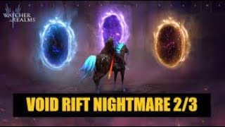 NIGHTMARE Void Rift Phase 2 LUDWIG Watcher of Realms F2P [upl. by Ennaimaj363]