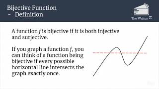 Injective Surjective and Bijective Functions [upl. by Raines807]