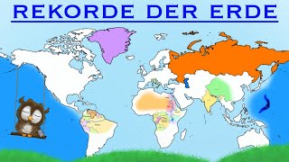 geografische Rekorde der Erde lernen [upl. by Keynes6]