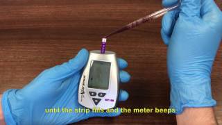 NovaVet Lactate Meter Demonstration [upl. by Etteniuq]