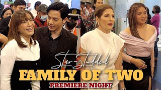 STARSTUDDED  Family of Two Premiere Night  Sharon Cuneta amp Alden Richards [upl. by Egap]