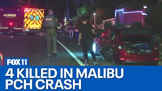 Footage shows aftermath of Malibu crash that killed four Pepperdine students [upl. by Goodrow31]