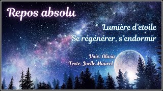 Méditation guidée du soir  Repos absolu se régénérer sendormir vaincre linsomnie [upl. by Adamsun145]