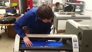 Cutting Your Design on the Vinyl Cutter [upl. by Yrtneg]