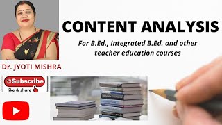 CONTENT ANALYSIS [upl. by Humfrid]