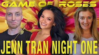 Bachelorette Jenn Tran Night One Recap  Limo exits truth or dare first kiss and rose covered butt [upl. by Kerred121]