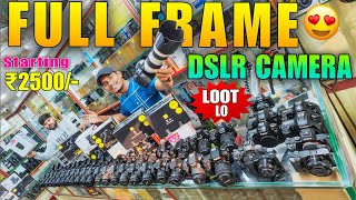 DSLR Camera 2500 से शुरू  Cheapest Camera Market In Kolkata  Camera Market In Bangal 2024🔥 [upl. by Aratal]