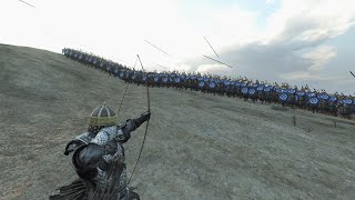 1000 Battanian Fian Champions vs 1000 Viking  Mount amp Blade Bannerlord  Shield Wall [upl. by Odel]