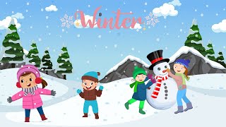 The Seasons Song  Kids Song  Kiddos Academy and play [upl. by Cardew]