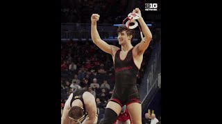 Wisconsin Wrestling  Dean Hamiti  Big Ten Champion at 165 LBs [upl. by Dajma478]