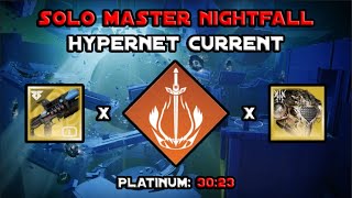 Solo Flawless Master Nightfall  HyperNet Current  Solar Warlock Build Destiny 2 [upl. by Jaymee]